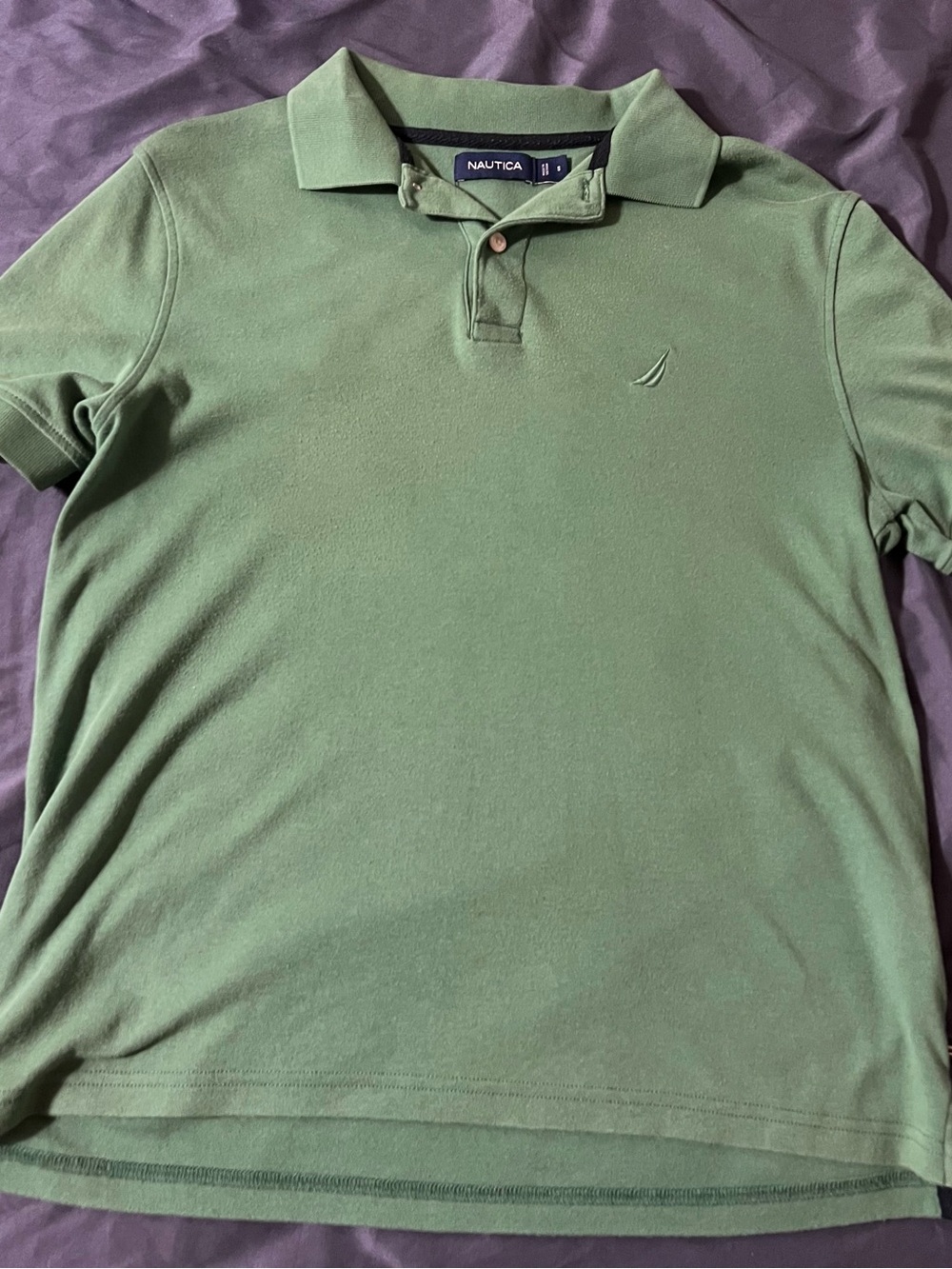 Nautica Men's Sage Green Classic Polo